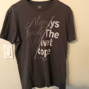 Express gray graphic T-shirt men’s large